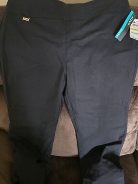 Black Skinny "Tummy Control" Pull On Jegging Pants